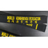 Embroiderd Black Belt